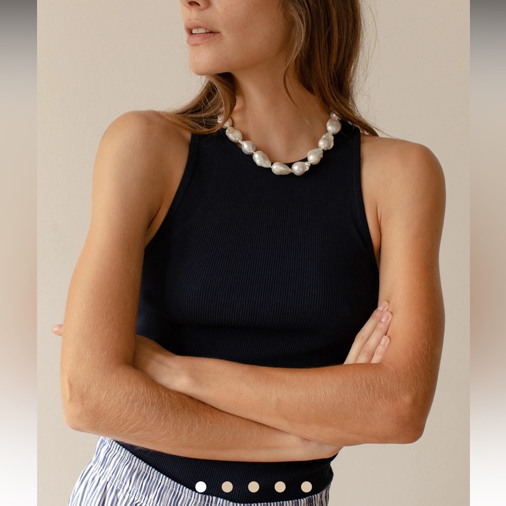 DONNI Ribbed Tank - Black